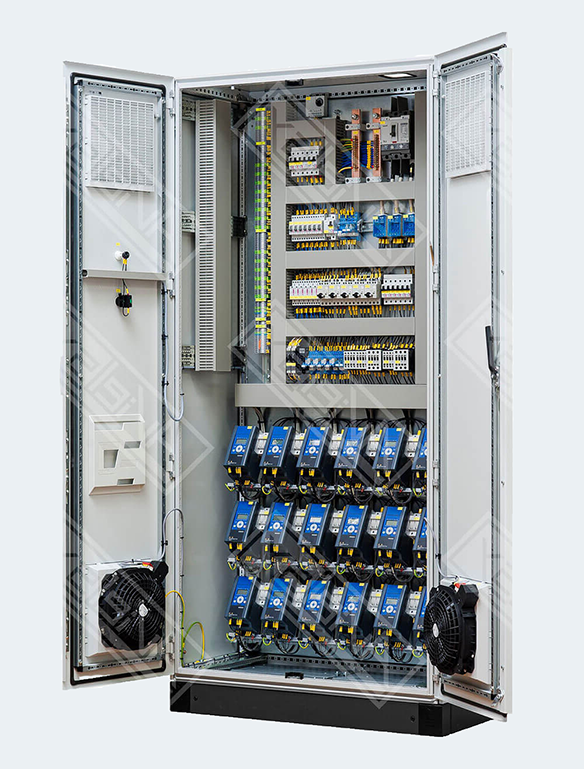 Щит автоматизации собственных нужд газопоршневой мини-электростанции на основе силовой установки MTU 1,9МВт.
